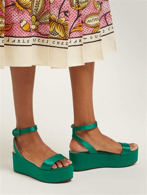 prada platform sandals outfit